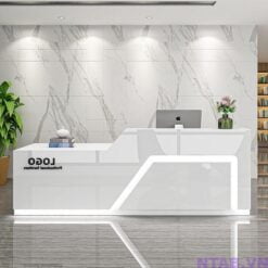 Quầy lễ tân văn phòng QLT001