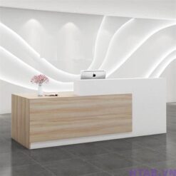 Quầy lễ tân văn phòng QLT002