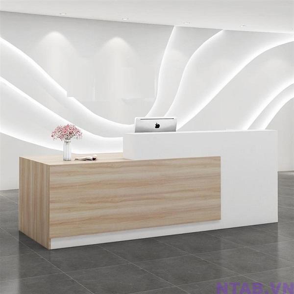 quay le tan van phong QLT002 Quầy lễ tân văn phòng QLT002