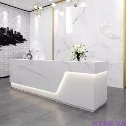 Quầy thu ngân spa vân đá QS005