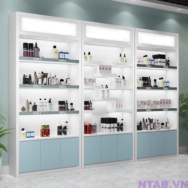 tu trung bay my pham TTB004 Tủ trưng bày mỹ phẩm TTB004