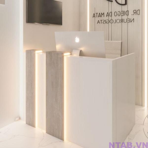 quay le tan 1m QLT016 Quầy lễ tân 1m QLT016