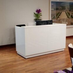 Quầy lễ tân chữ L 1m8 QLT039