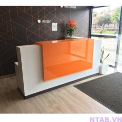 Quầy lễ tân chữ L 1m8 QLT044