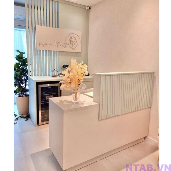 quay le tan spa 1m2 QS013 Quầy lễ tân spa 1m2 QS013