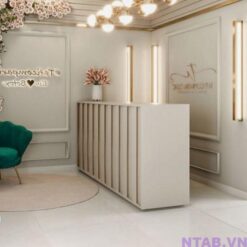 Quầy lễ tân spa cao cấp QLT050