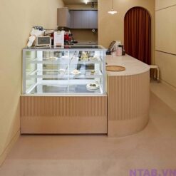 Quầy pha chế chữ L 1m8 x 2m QB028