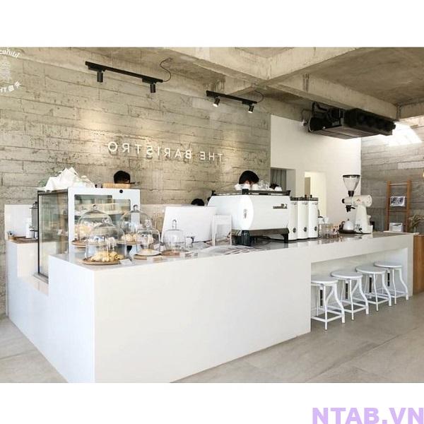 quay pha che chu L 2m x 3m QB035 Quầy pha chế chữ L 2m x 3m QB035