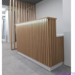 Quầy thu ngân ốp lam QTN006