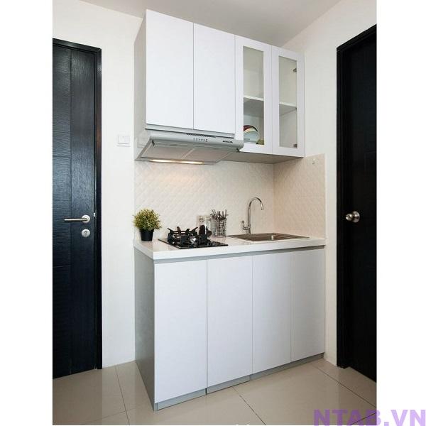 tu bep go cong nghiep 1m2 x 60cm TB007 Tủ bếp gỗ công nghiệp 1m2 x 60cm TB007