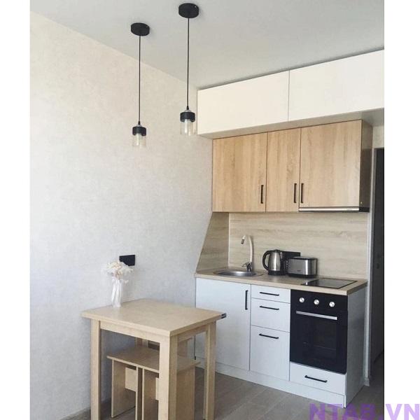 tu bep go cong nghiep 1m2 x 60cm TB013 Tủ bếp gỗ công nghiệp 1m2 x 60cm TB013