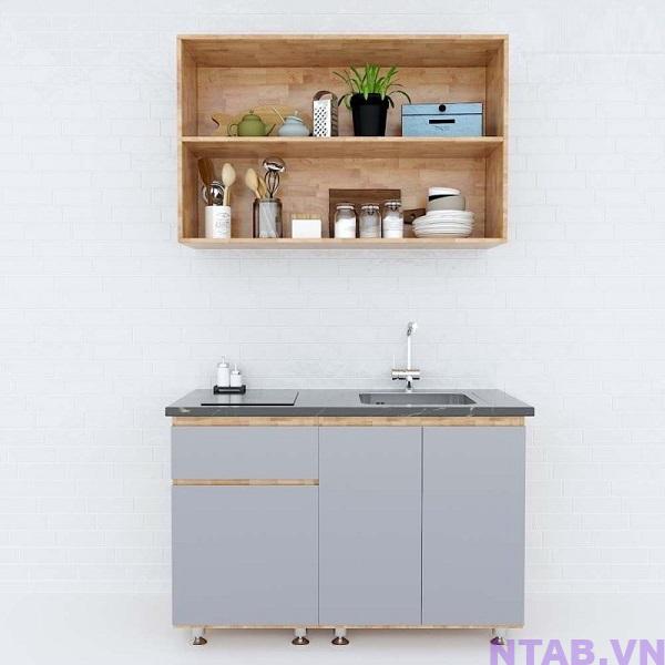 tu bep mini 1m x 60cm TB017 Tủ bếp mini 1m x 60cm TB017