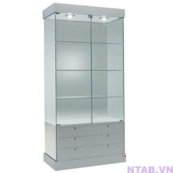 Tủ kính trưng bày 80cm x 1m8 TTB029