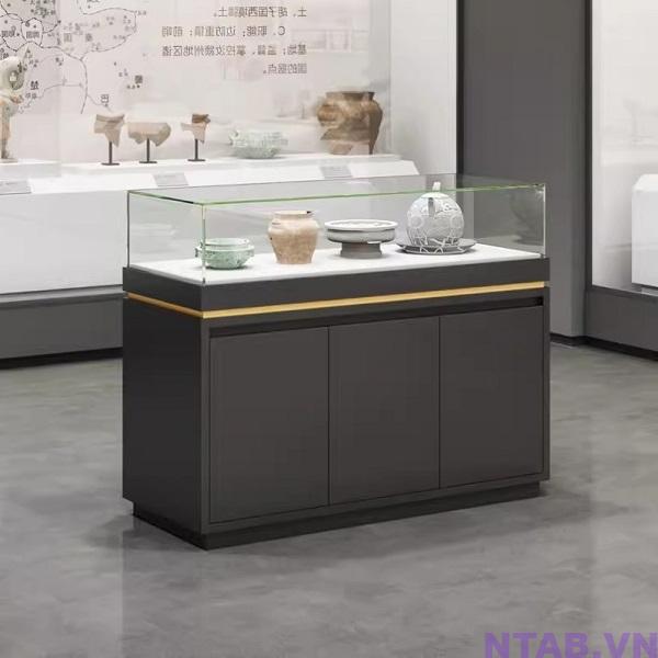 tu trung bay full den 1m2 x 1m TTS005 Tủ trưng bày full đen 1m2 x 1m TTS005