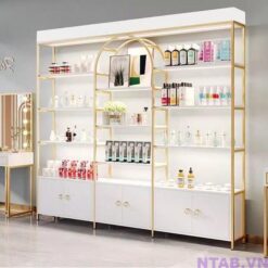 Tủ trưng bày mỹ phẩm cao cấp 2m4 x 2m TTB022