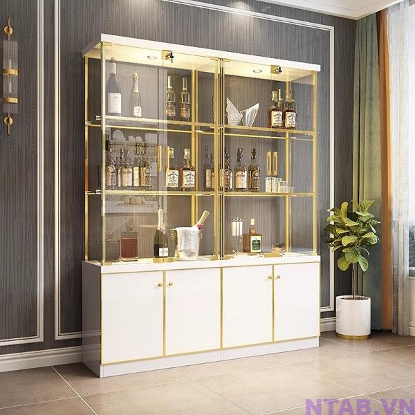 tu trung bay sang trong 80cm x 1m8 TTB039 Tủ trưng bày sang trọng 80cm x 1m8 TTB039