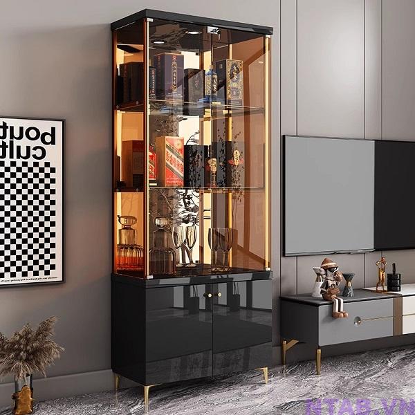 tu trung bay sang trong 90cm x 2m TTB044 Tủ trưng bày sang trọng 90cm x 2m TTB044