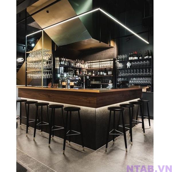 quay bar chu L 1m8 x 2m QB069 Quầy bar chữ L 1m8 x 2m QB069