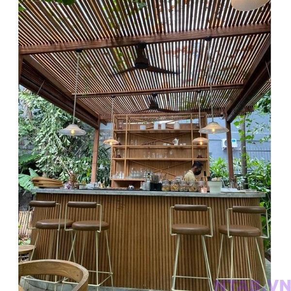 quay pha che chu U QB057 Quầy pha chế chữ U QB057