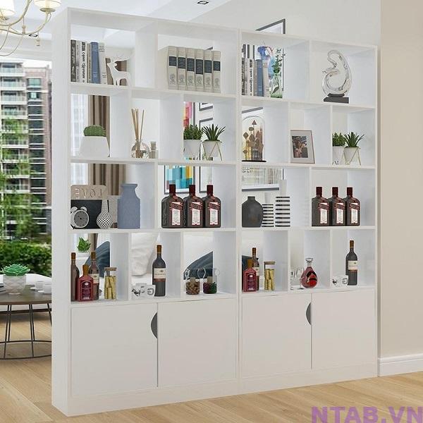 tu vach ngan full trang 2m x 2m TVN24 Tủ vách ngăn full trắng 2m x 2m TVN024