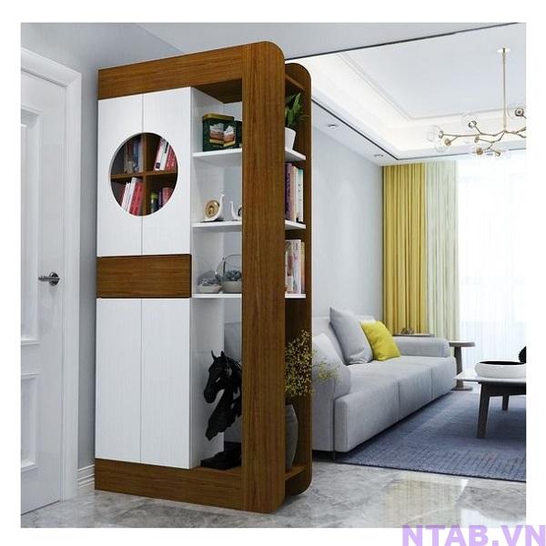 tu vach ngan phong khach TVN010 Tủ vách ngăn phòng khách TVN010