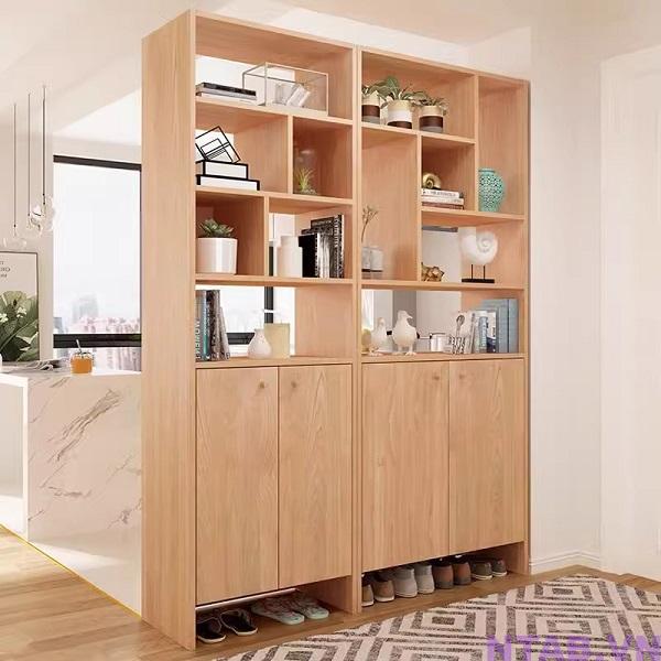 tu vach ngan van go 2m x 2m4 TVN019 Tủ vách ngăn vân gỗ 2m x 2m4 TVN019