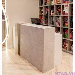 Quầy lễ tân 1m2 giá rẻ QLT085