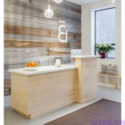 Quầy lễ tân 2m4 sang trọng QLT100