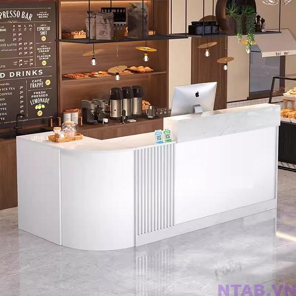 quay pha che bo cong 2m x 1m2 QB078 Quầy pha chế bo cong 2m x 1m2 QB078