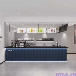 Quầy pha chế mặt đá hoa cương QB072