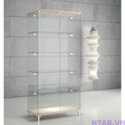 Tủ kính trưng bày 90cm x 1m6 TTB055