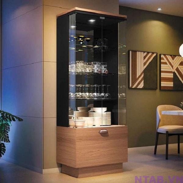tu trung bay cap cap 80cm x 1m8 TTB060 Tủ trưng bày cao cấp 80cm x 1m8 TTB060