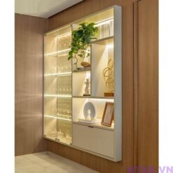 Tủ trưng bày hậu gương cao cấp 1m2 x 2m TTB059