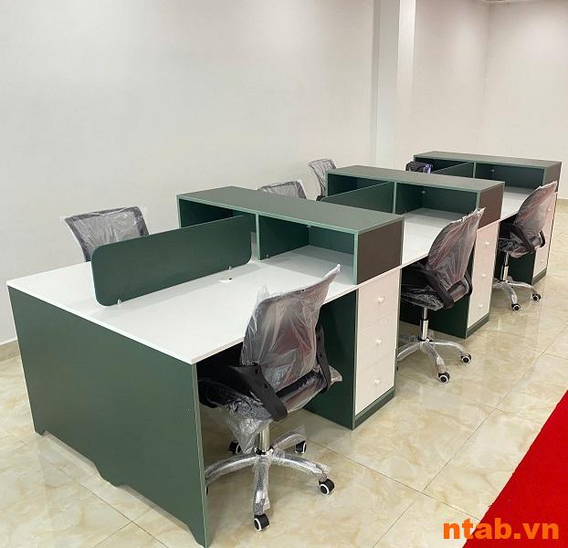 Mẫu bàn làm việc văn phòng hiện đại giá rẻ